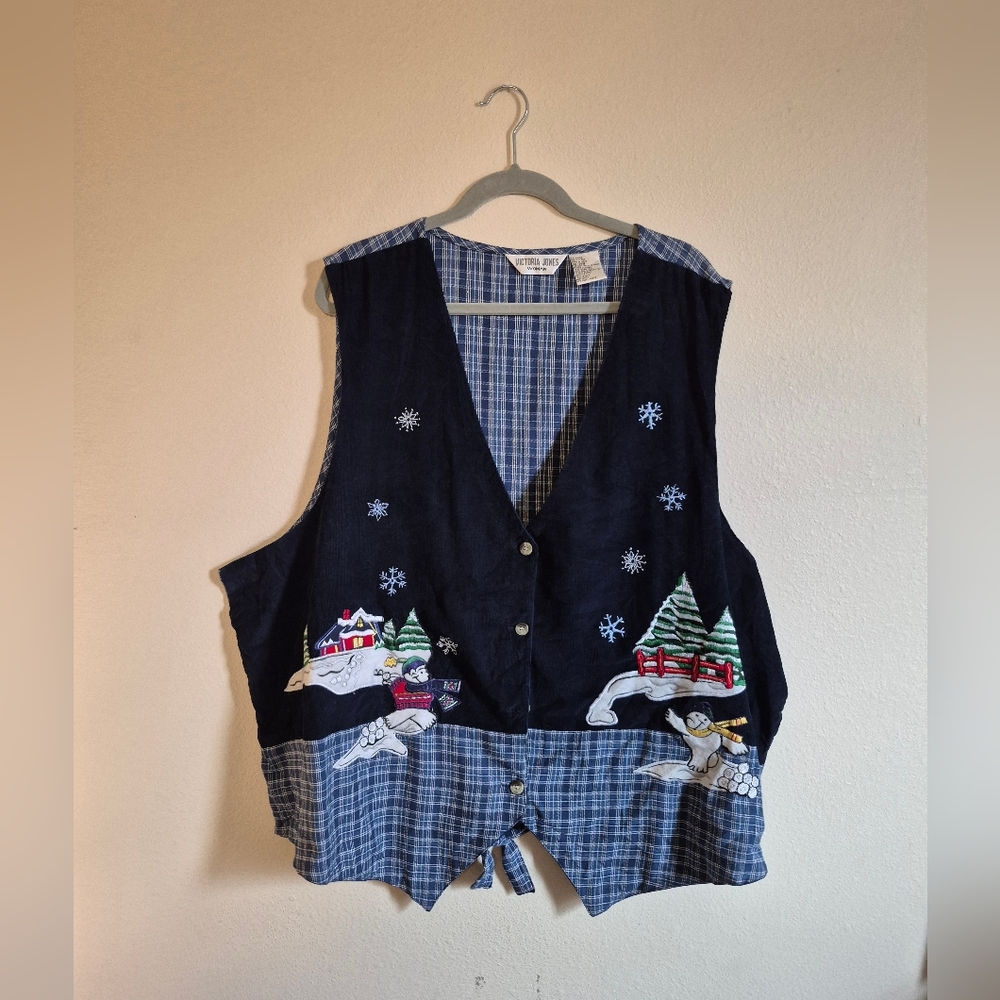 Winter Wonderland Embroidered Vest